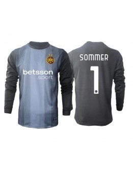 Billige Inter Milan Yann Sommer #1 Keeper Hjemmedrakt 2025-26 Langermet
